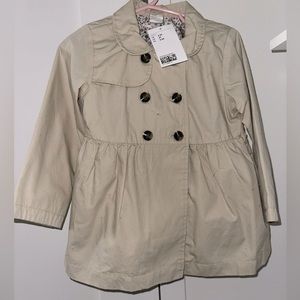 Cotton Trench Coat, light beige
